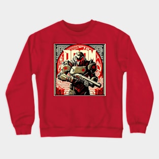 Doom Guy Ornate Crewneck Sweatshirt